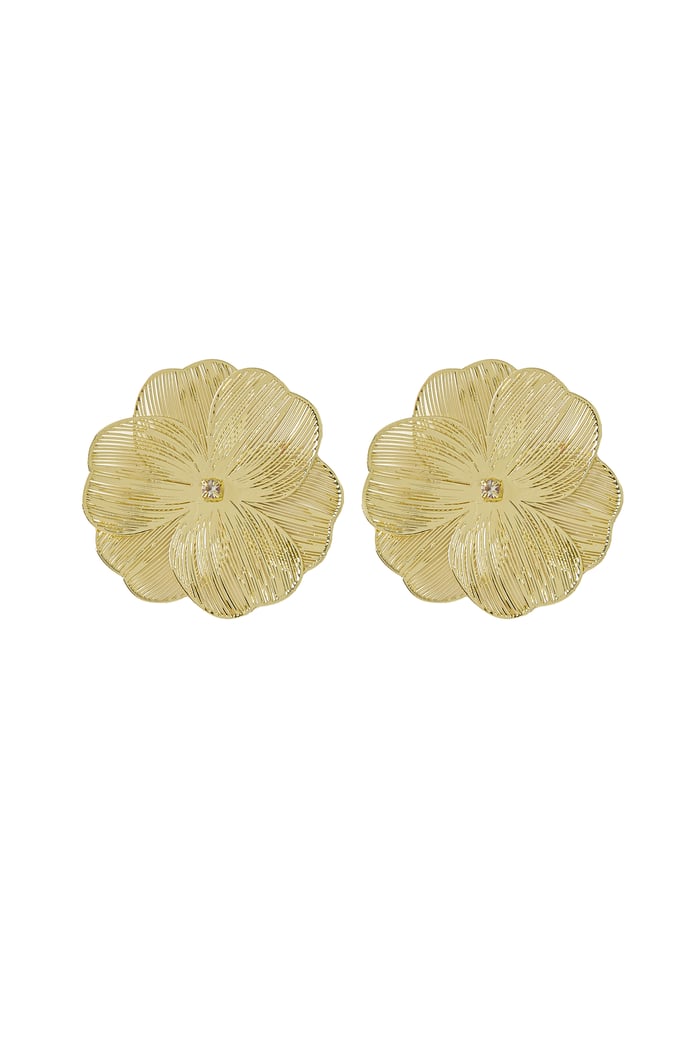 Earrings floral madness - Gold color Picture2